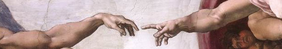 Cachu de La Creación d'Adán, de Michelangelo Buonarotti 